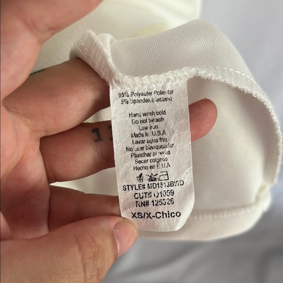 Windsor White High-Low Spaghetti Strap Dress - Picture 7 of 9